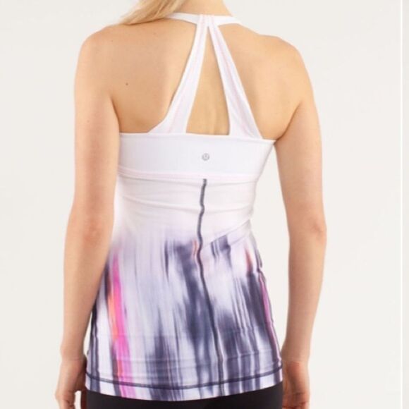 Lululemon Scoop Me‎ Up Tank Mirage Indigo /White 4 - Picture 3 of 11